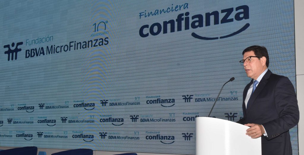 Fotografía de Martín Naranjo, gerente general de Financiera Confianza, FMBBVA