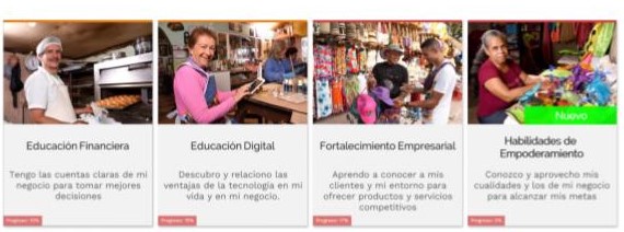 Plataforma de formación online de la FMBBVA en Colombia