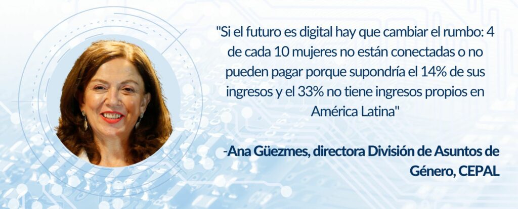 Declaración Ana Guezmes, directora División de Asuntos de Género de la CEPAL, en CSW67 FMBBVA sobre digitalización y brecha de género