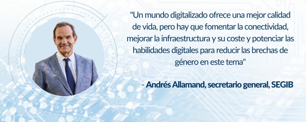 Declaración Andrés Allamand, secretario general SEGIB, en CSW67 FMBBVA sobre digitalización y brecha de género