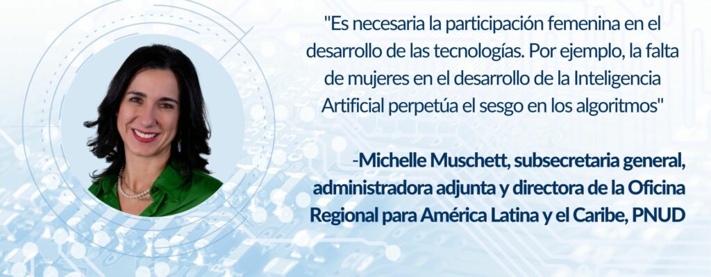 Declaración Michelle Muschett, directora regional PNUD LAC, en CSW67 FMBBVA sobre digitalización y brecha de género