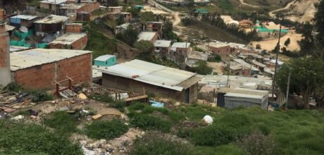Colombia - zona de viviendas vulnerables